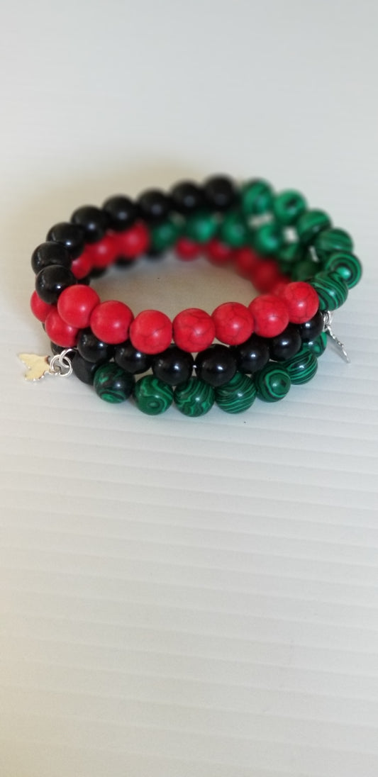 Africa On My Mind Stretch Bracelet