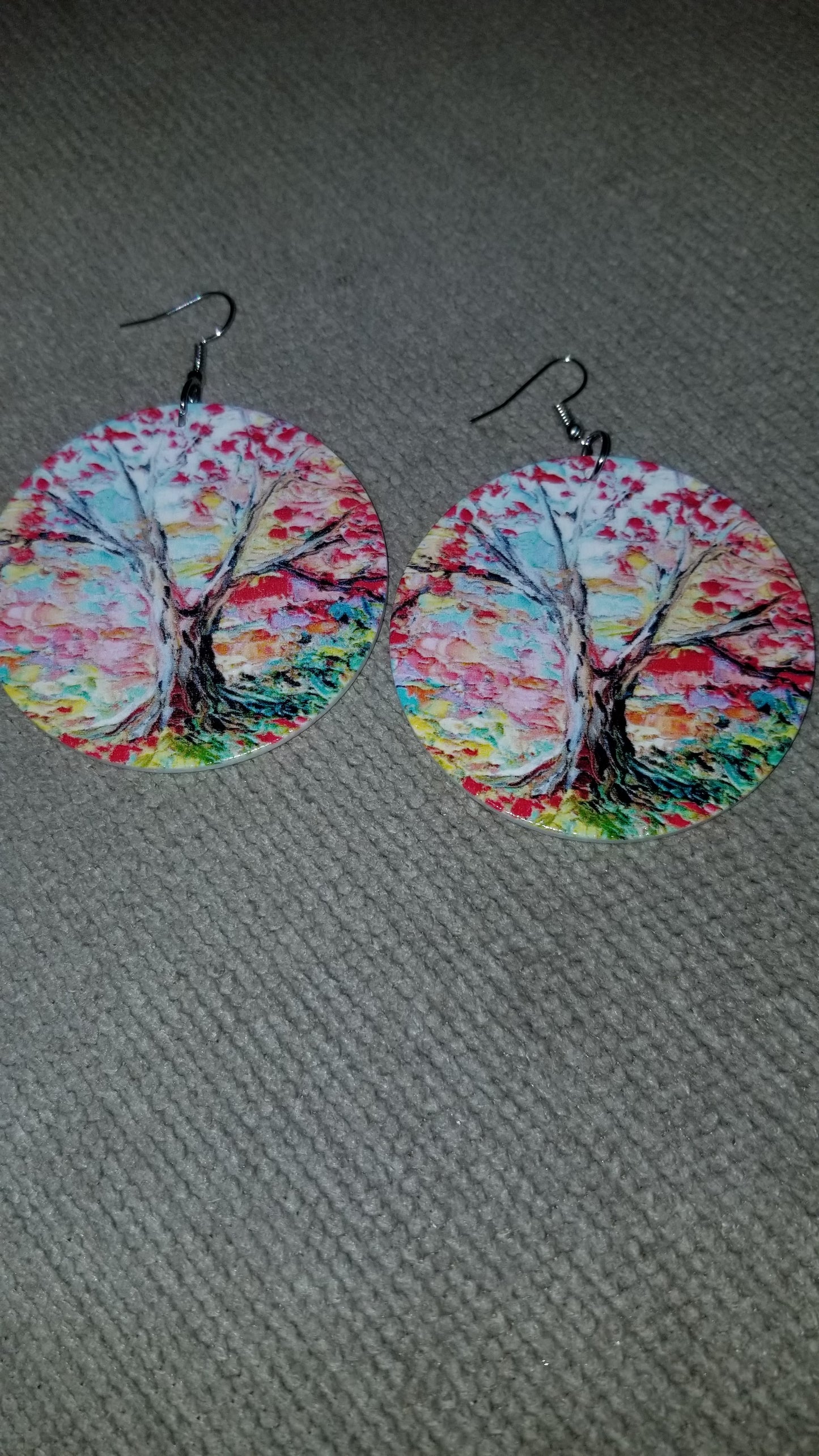 Trees Wooden Earrings