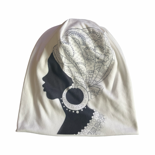 Black/White Lady Beanie