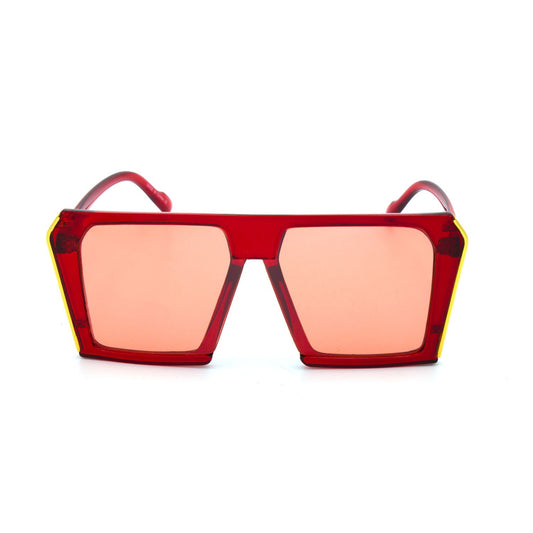 Tommy - Flat Red Sunglasses