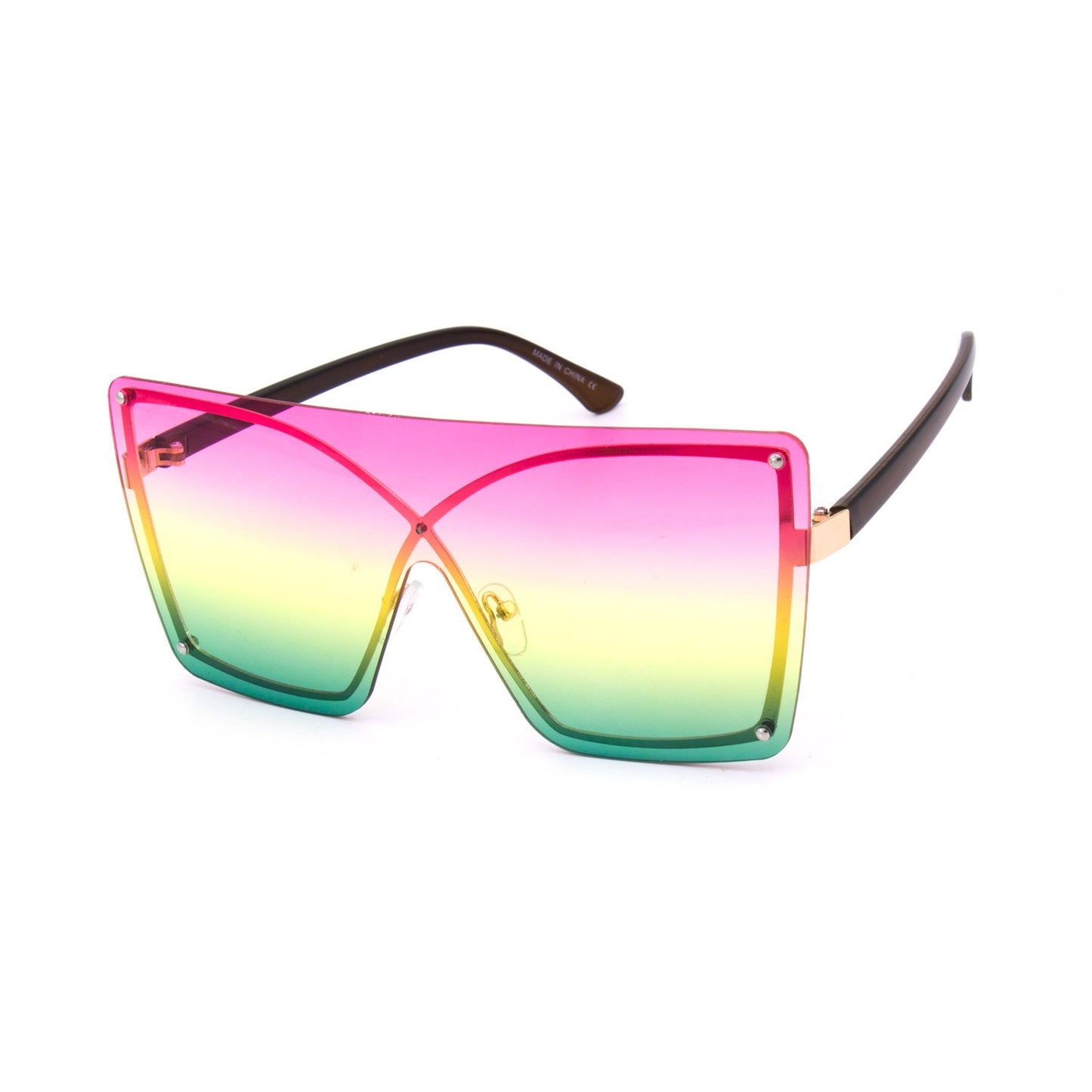 Trini Essie - Shield Sunglasses in Rasta