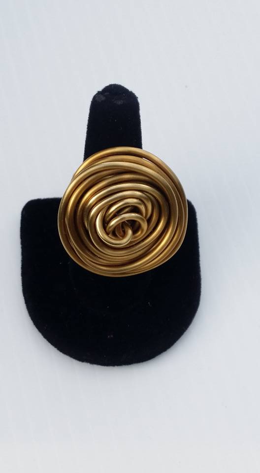Golden Spiral Ring